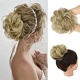 BARSDAR Messy Bun Hair Piece, Messy Curly Wavy Hair Buns Hair Piece Synthetic Chignon Updo Hair Bun