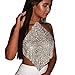 Produktbild Sethain Fashion Körperkette Silber glitzernde Strassketten Top Night Club Weste Body Accessories Schmuck für Damen und Mädchen