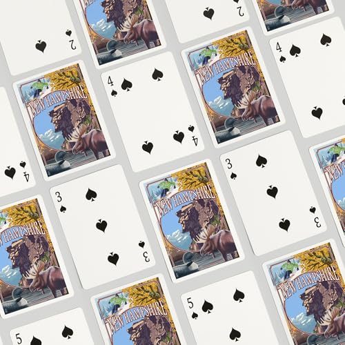 Baraja de póker Lantern Press, 52 cartas tamaño póker miniatura 4