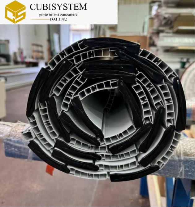 CUBISYSTEM Tapparella in PVC su Misura, Tapparella Personalizzabile con Lunghezza Rifilabile e Accessori Inclusi