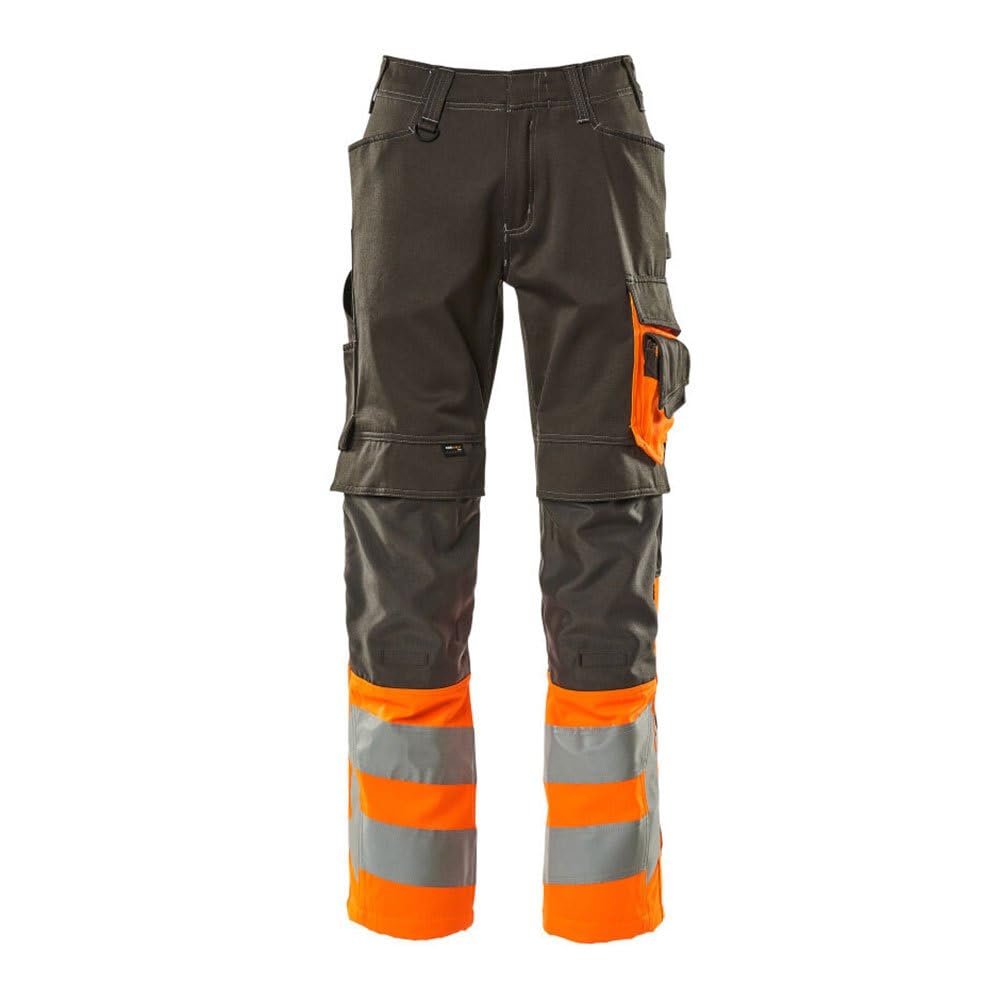 Mascot LEEDS Safe Supreme hi-vis work trousers *MEASURES maximum 31.5W x 32.5L*