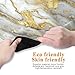 ALAZA Marbl with Gold Yoga Mat Non Slip Fitness Exercise Mat, Workout Mat for Yoga, Pilates and Floor Exercises