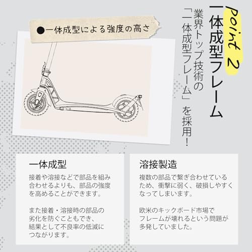 rongbenyuan キックスクーター 9inch 折り畳みモデル