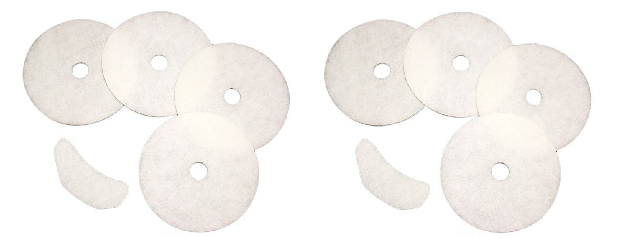 Nispira Cloth Dryers Exhaust Filter Set Compatible with Sonya, Panda, Avant, Magic Chef, 8 Exhaust Filters & 2 Air Intake Filter