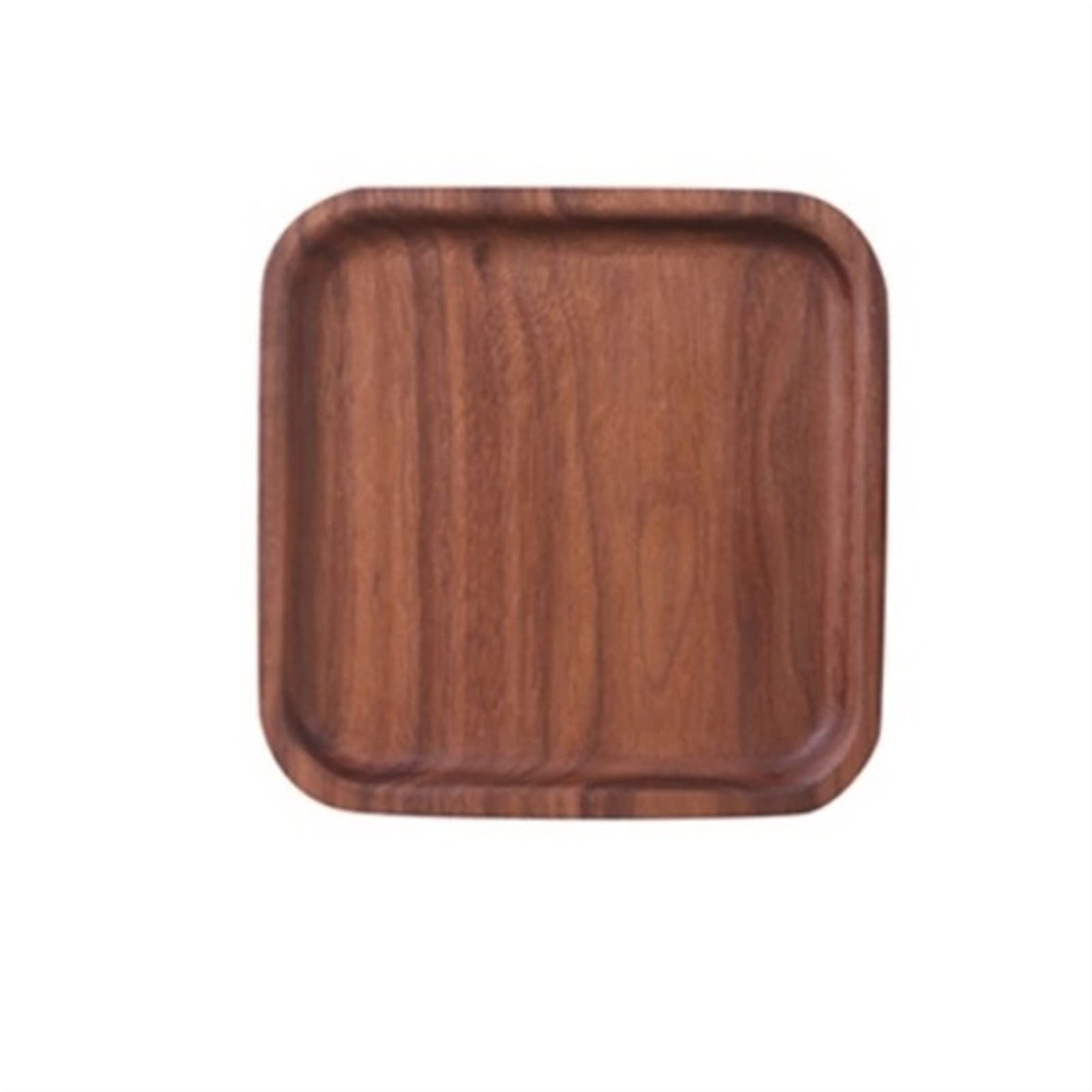 JINGYAN Breakfast Trays Wooden Bamboo Serving Tray Tea Cup Saucer Trays Fruit Plate Storage Pallet Decoration Simple Design Home Balcony(2)
