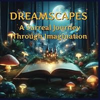 Dreamscapes A Surreal Journey Through Imagination: A Whimsical Coloring Book of Fantastical Worlds, Floating Cities, and Cosmic Daydreams B0F5PXP1YM Book Cover