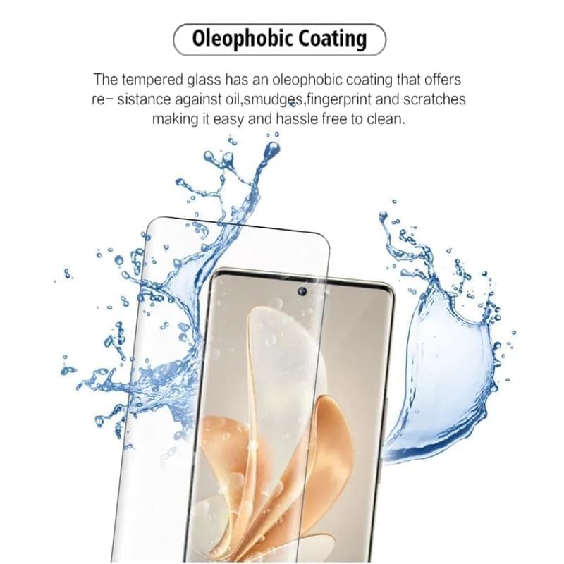 Image of DD SON Premium UV Tempered Glass Screen Protector Compatible For Vivo X60 Pro / X60 Pro Plus (6.56 Inch, Pack of 1) Smartphone (Pack Of 1) With Edge To Edge Full Coverage UV And Easy Installation Kit