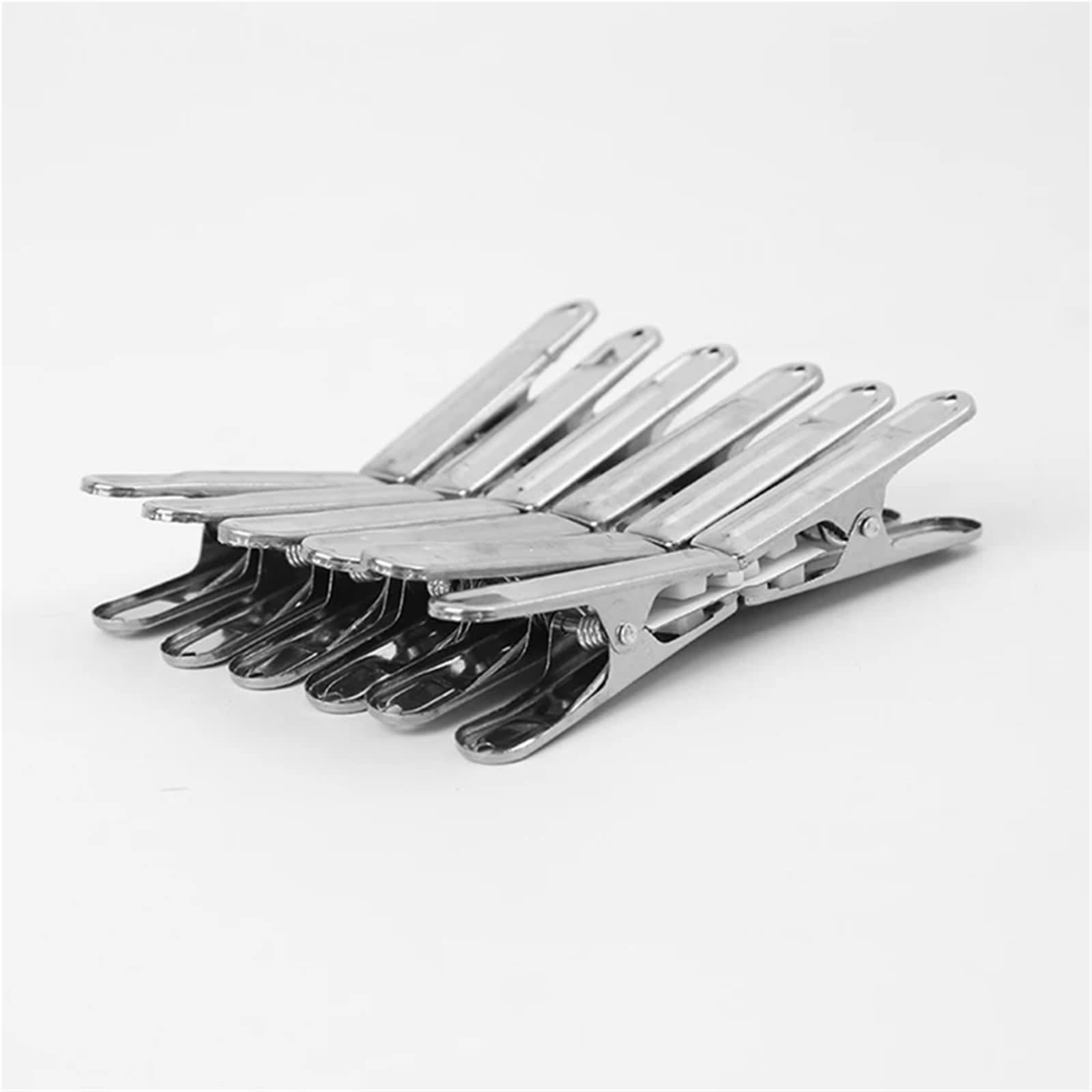 180 pezzi Mollette for vestiti in acciaio inossidabile, mollette multiuso for bucato, morsetti antivento for la casa per Abbigliamento