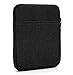 Produktbild MyGadget Nylon Sleeve Hülle für Tablet bis 6,8 Zoll [ 18 x 13,5 cm ] - Schutzhülle Tasche z.B. Kindle Paperwhite | Tolino Vision 1-4 | Shine 1-3 - Schwarz