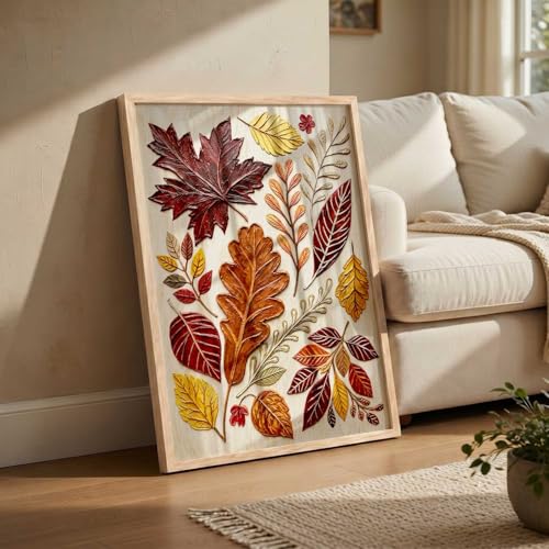 Image of kotart Abstract Floral Art WALL Framed Painting | Big Aesthetic WALL Framed Paintings for Living Room Bedroom Wall Decor (14X20 inch)