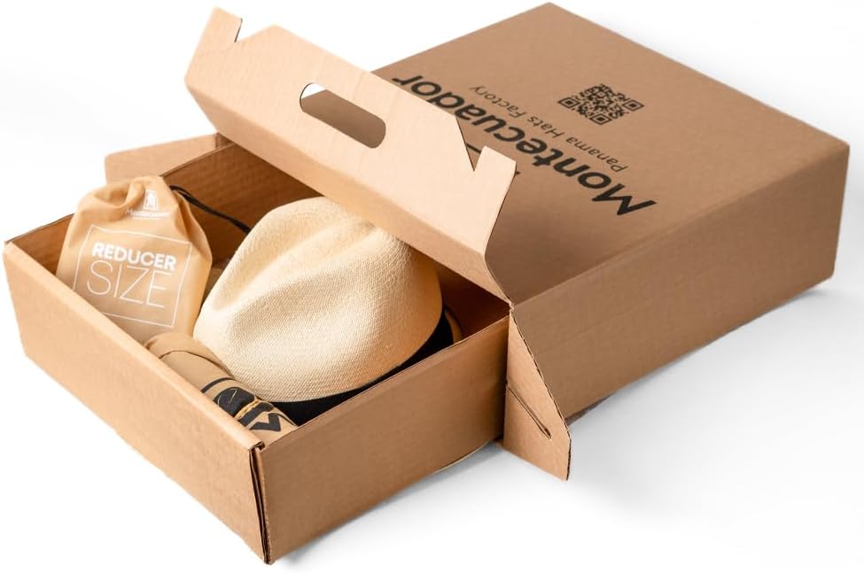 Fine Montecristi Panama Hat Grade 20, Classic Handmade Toquilla Straw Sun Hat Unisex, Lightweight, Certified from Ecuador