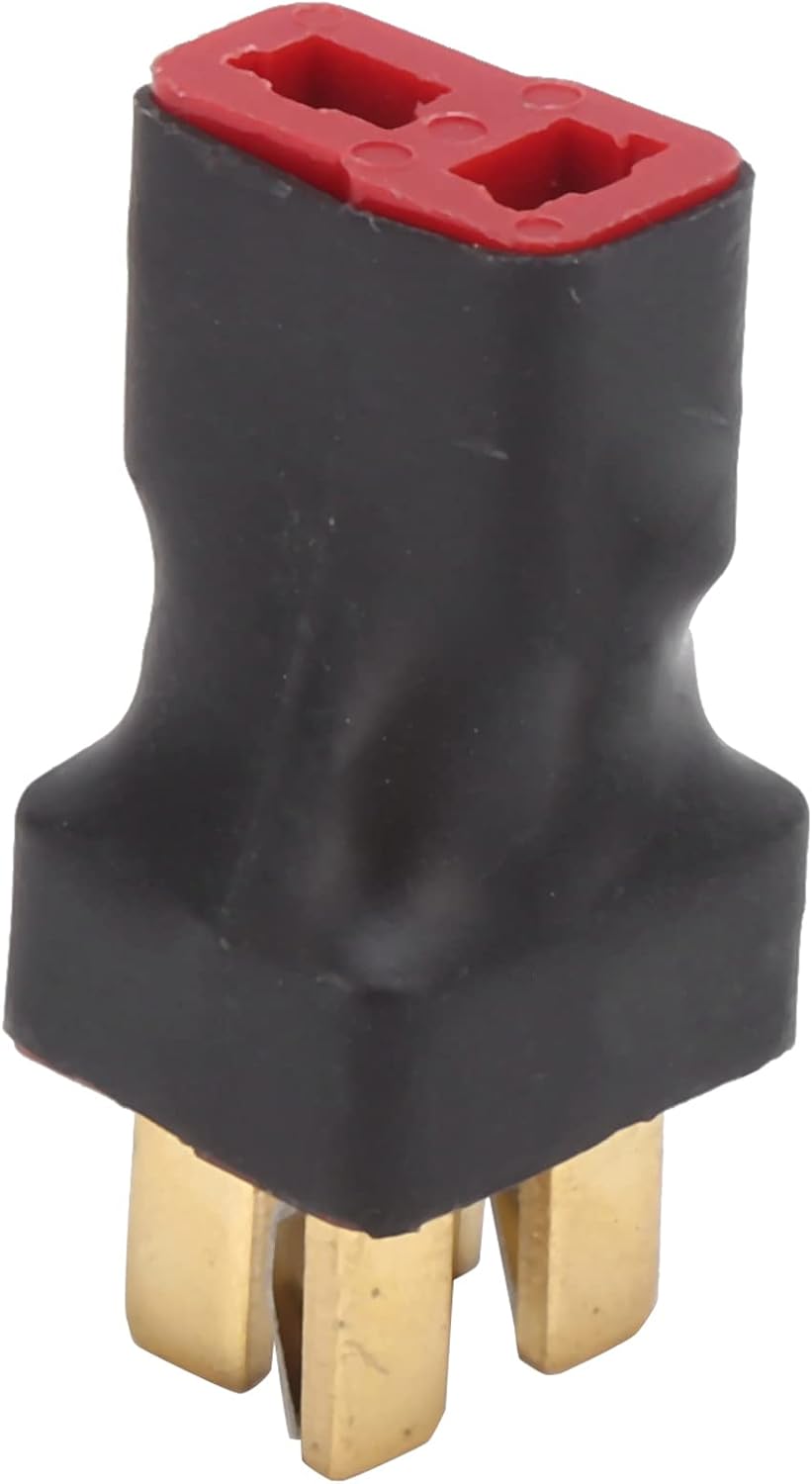 Dilwe T Plug Parallel Adapter, RC Adapter RC Battery ESC Connector Adapter for Lithium Batteries of Boat