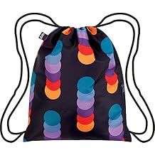 LOQI Geometric Circle Backpack, Multicolor