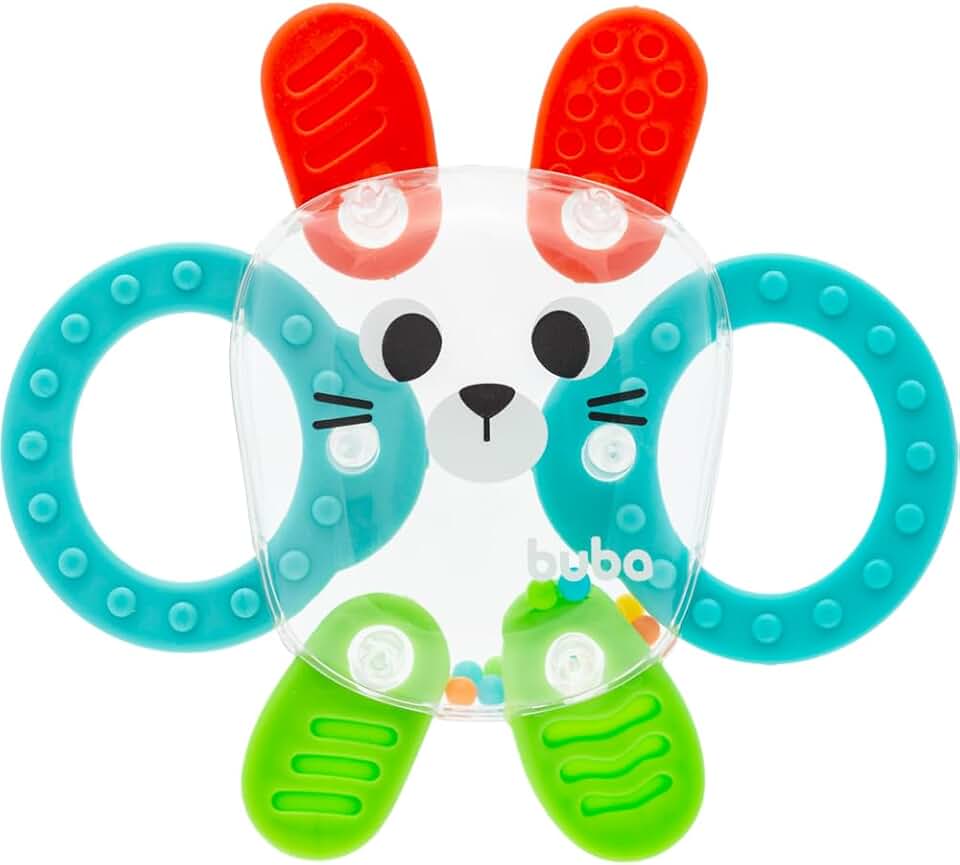 Buba, Chocalho Com Mordedor Coelhinho