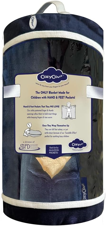 CozyCozzz – The Ultimate Comfort Blanket for Kids with Hand & Foot Pockets
