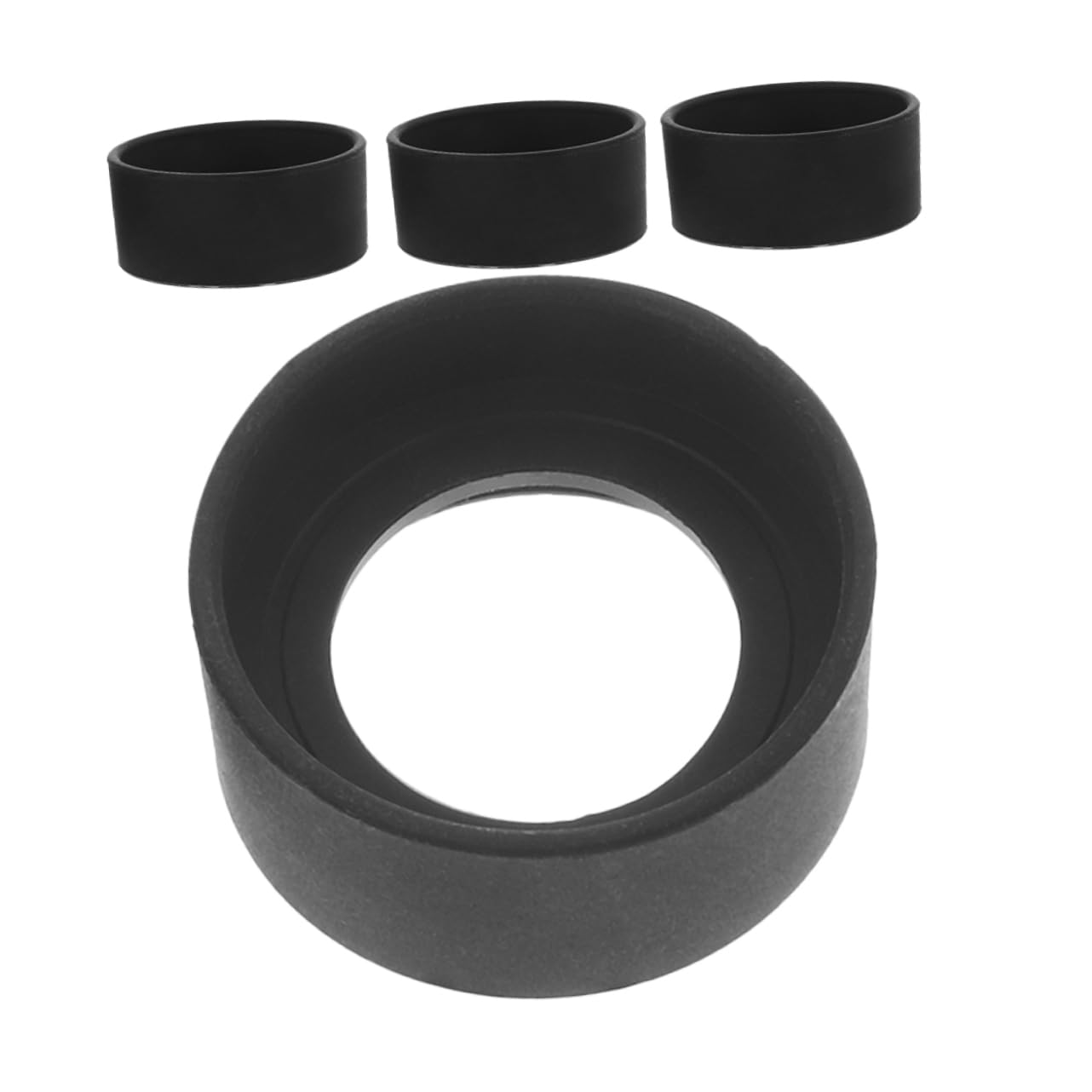 CAXUSD Microscope Eyepiece Guards 4pc Set Rubber Eyepiece Cups Eye Guards for Safe Viewing