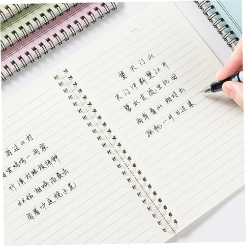 Lot de 4 cahiers à spirale PLAFOPE papier épais pour notes