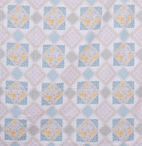 Image of Amazon Brand - Umi Elegant Printed Double Bedsheet 90x108 Inch | 100% Soft Cotton 210 TC | King Size Bed Sheet with 2 Pillow Covers 17X27