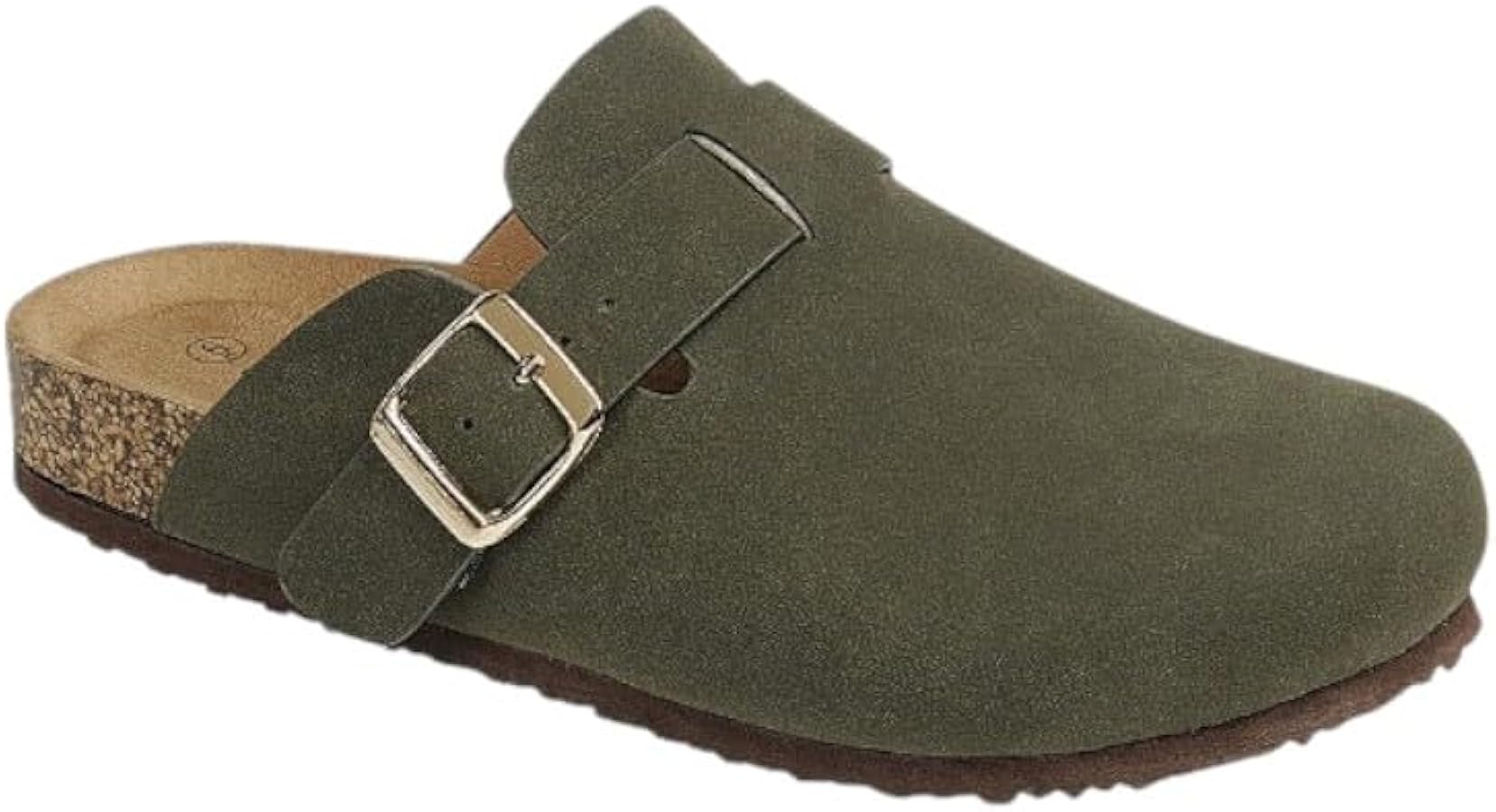 Amazon.com | Forever Link Women's Cork Footbed Comfort Mule Slide