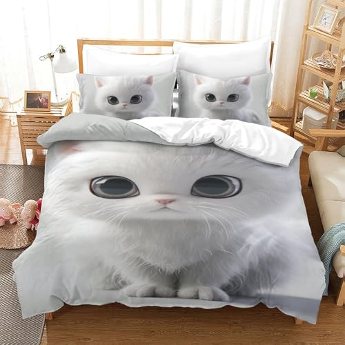 Parure de lit British Shorthair 3D microfibre de qualité supérieure lit simple