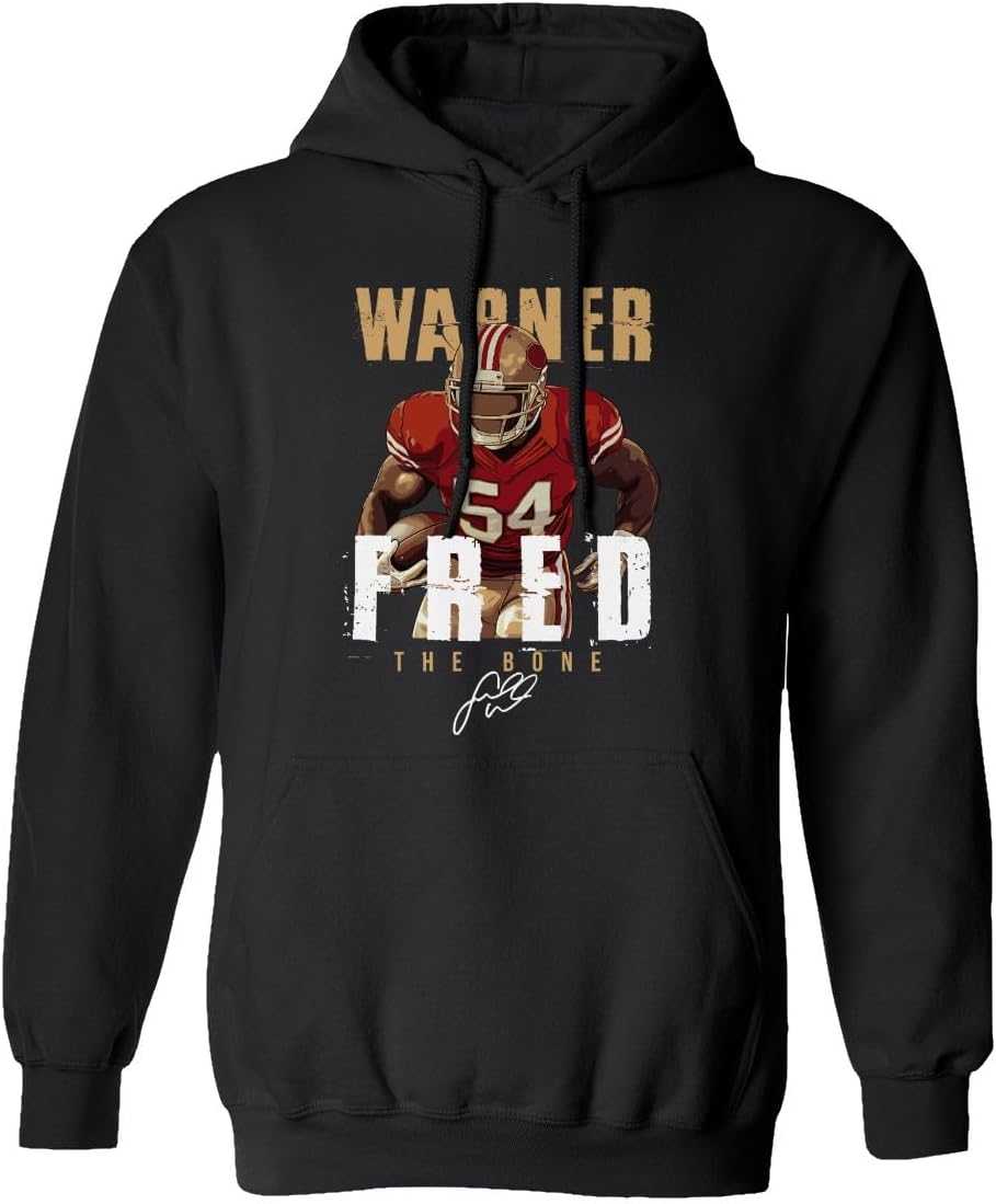 Warner San Francisco Football Player Bone-Inspired Unisex Hooded Sweatshirt