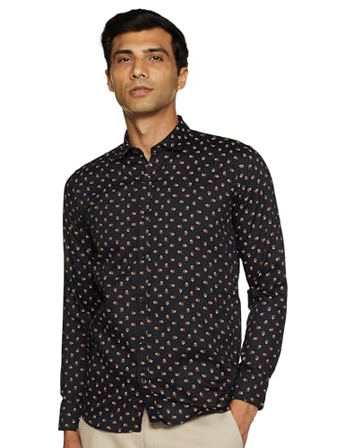 ELYYORK Men’s Cotton Full Sleeve Regular Fit Casual Checkered Shirt | Shirt for Man’s | Casual Shirt for Man’s Black