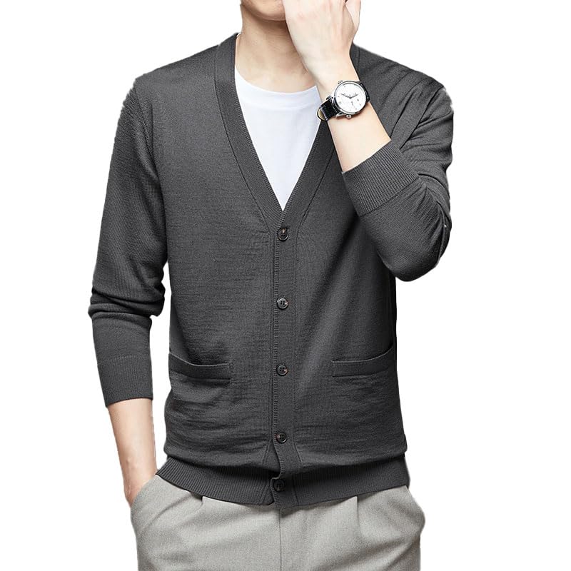 Pull lavable en machine gilet homme laine mérinos contre le froid
