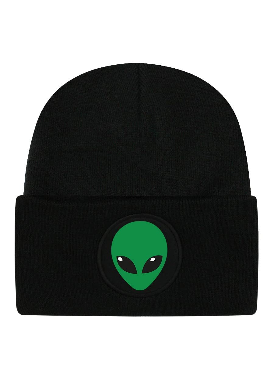 Grindstore Unisex Black Alien Beanie
