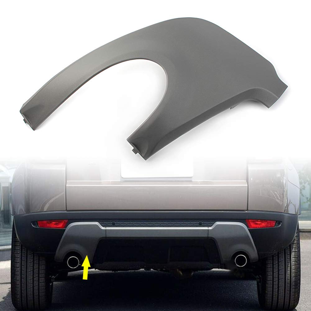 Couvercle d'échappement rond pour pare-choc arrière de voiture Three T, pour Range Rover Evoque Pure / Prestige 2012 – 2018, côté gauche