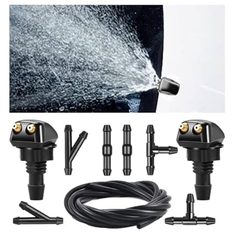 GLSOWEE Windshield Washer Nozzle Kit Cover