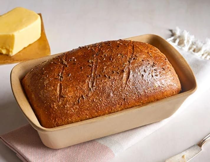 The Pampered Chef Stoneware Loaf Pan