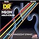 DR Neon Multi Color Bass Saiten Strings 4-Saiter, 045 - 105