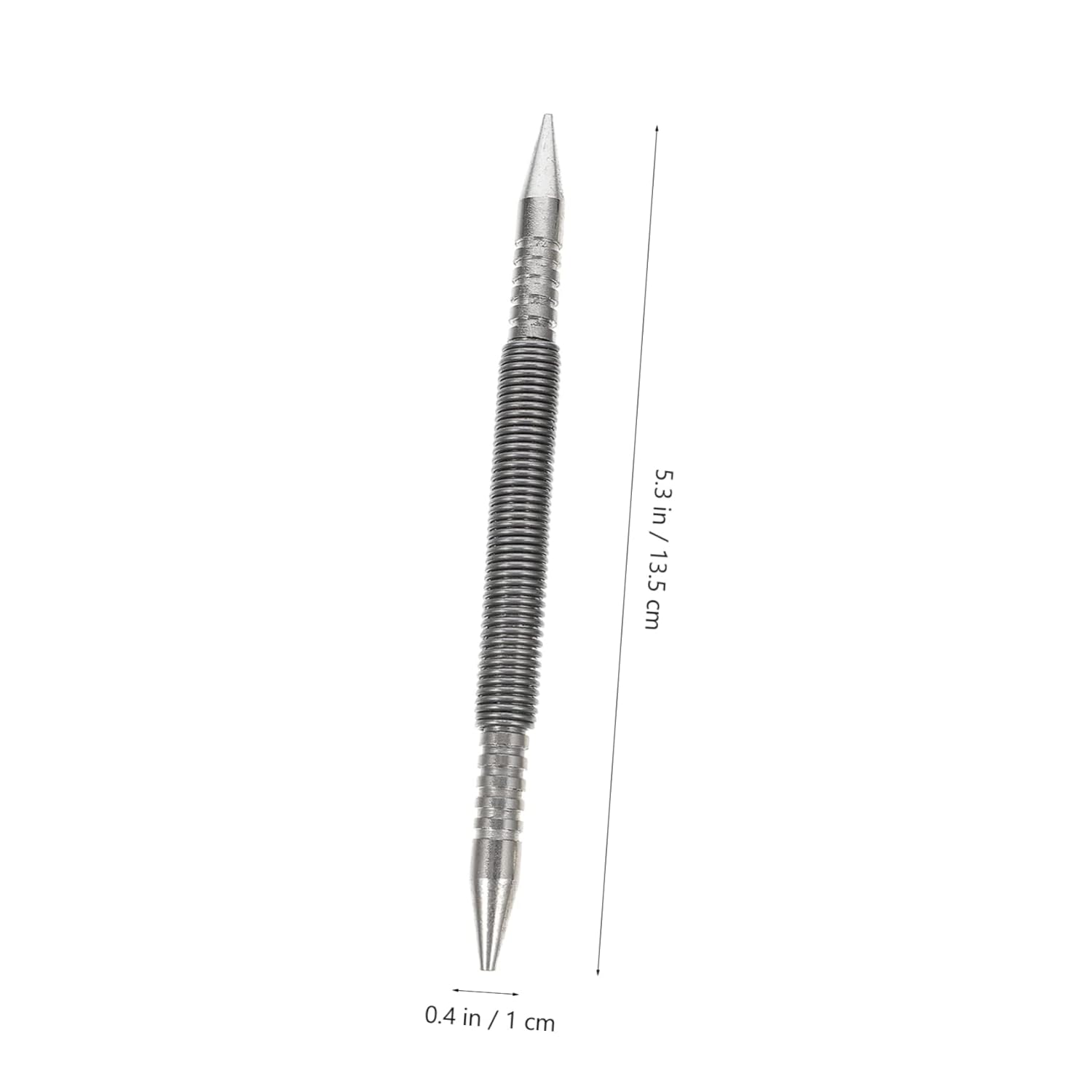 2pcs Spring Nail Set Tool Carbon Steel Center Punch for Wood Metal Glass Lightweight Efficient Nail Punch for Carpentry Finishing Work
