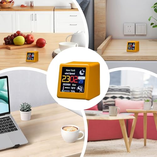 Reloj infantil lindo recargable para dormitorio con luz nocturna y proyector 5