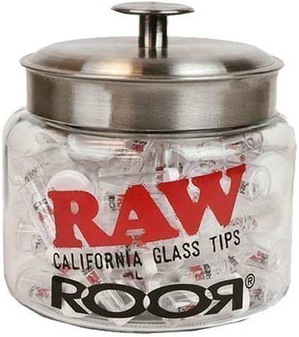 Raw Rolling Papers® California Regular Roor Glass [Flat] + [Round] (Filter Cigarette Filter Tips)