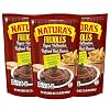 NATURA'S Refried Red Beans, Ready-to-Eat Vegetarian Refried Beans, Frijoles Rojos 13.40 oz Pouch (Pack of 3)