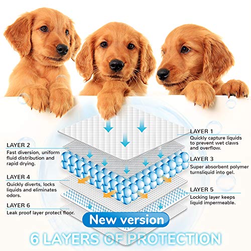 JOINPADS Extra Large Dog Pee Pads 28\"x34\", Puppy Potty Training Pet Pads, Super Absorbent and Thicker Materials, Quick Drying No Leaking Pee Pads for Dogs Cats Rabbits Pets, Disposable, 30 Counts - Thumbnail 6