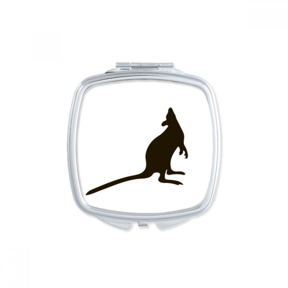 Miroir de poche hibou noir mignon petit format portable DIYthinker