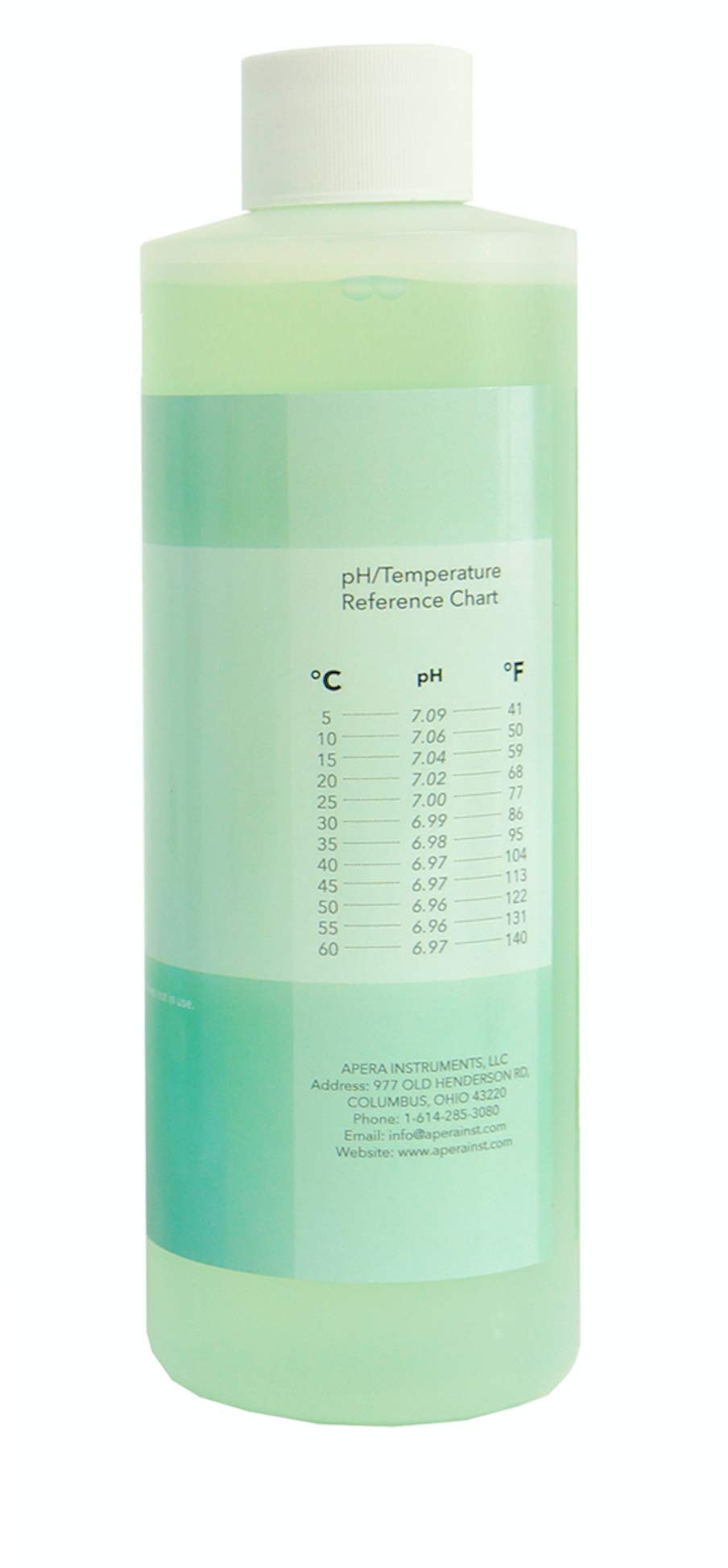 Apera Instruments pH 7.00 Standard Buffer Solution for pH Calibration, 16 oz. Bottle, NIST Traceable