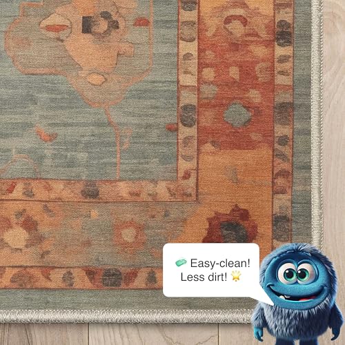 Tapete Well Woven Ushak Marmaris azul 9'10" x 13' miniatura 4