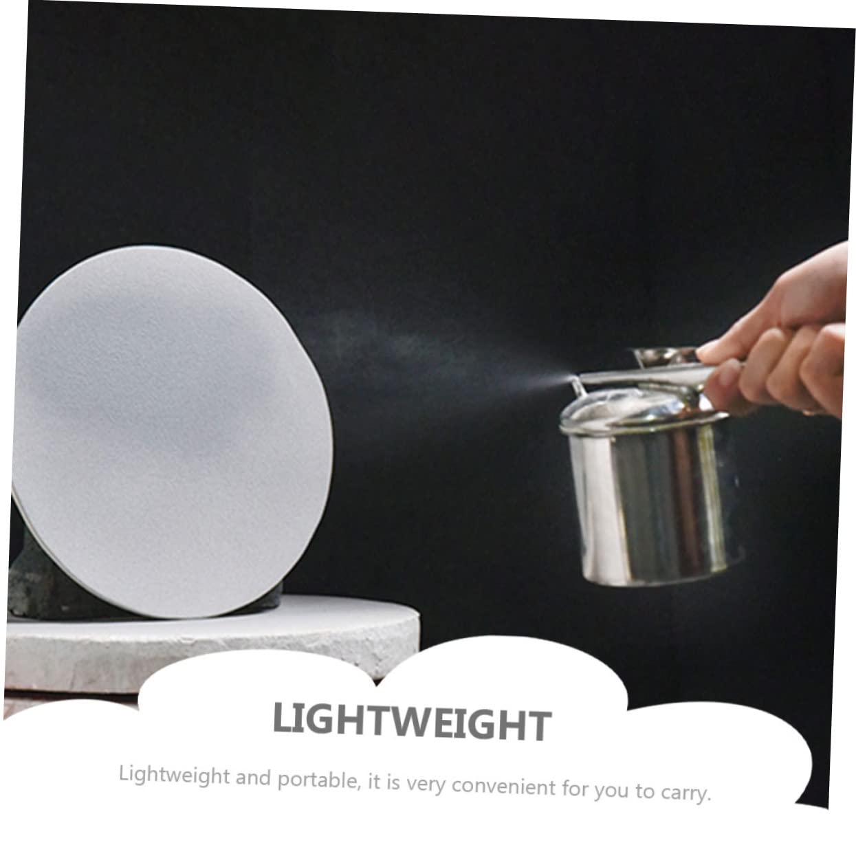 STOBOK 3 Pezzi di Utensili per Pittura su Ceramica Smaltatura in Metallo Vernice Spray Accessori per La Realizzazione di Vasi in Argilla