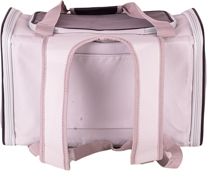 Quibropets Bubupets Transporter dla zwierząt domowych, plecak dla psów i kotów, do 7 kg, 44 x 30 x 28 cm, czarny