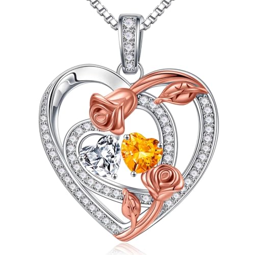 Iefil Anniversary Birthday Gifts for Women - Dainty Necklace for