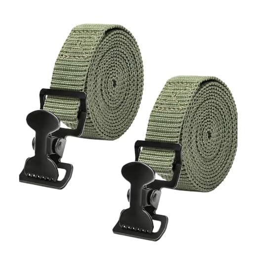 2Pcs Lashing Straps, Equipped with an Adjustable Cam Buckle - 75Inch, Suitable for Tree Racks, Luggage, Cameras, and Stable Outdoor Items (Green)