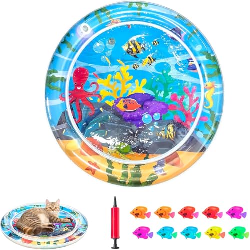 Inflatable Cat Dog Water Mat Toy