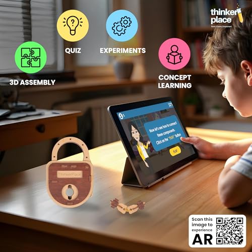 Image of DIY Lock & Key for Kids | Build, Color & Play with a Working Lock & Key | STEM Educational Toy for Kids Age 6+ Years | Science & Learning Toy