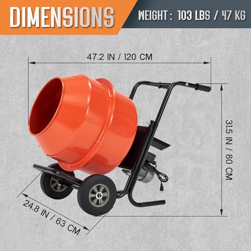 SPECRAFT Electric Cement Mixer