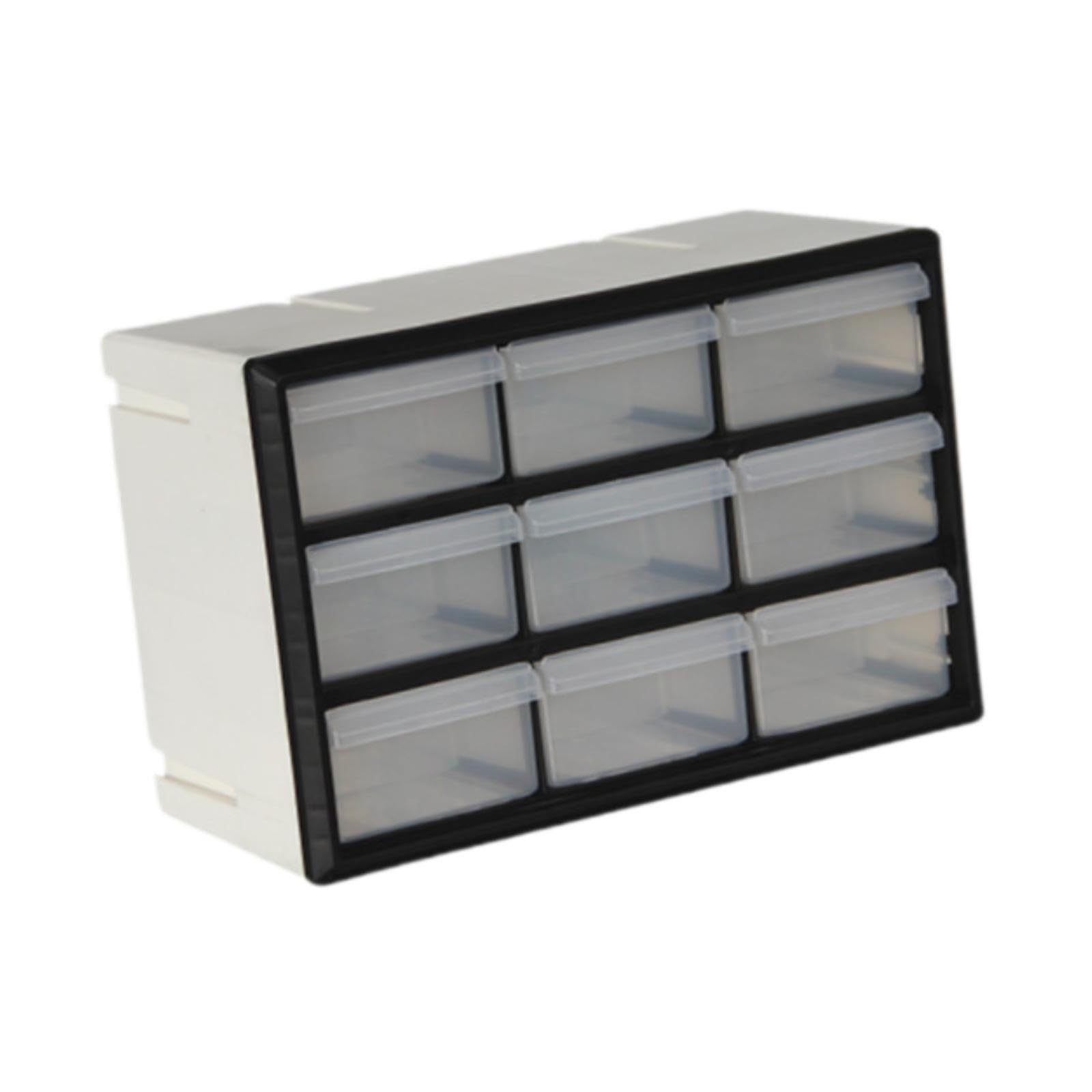 Organizzatore salvaspazio per cassetti e,Bianco,9 cassetti | efficiente di piccoli oggetti in bagno, che consente di risparmiare spazio e di mantenere puliti utensili e accessori, facili