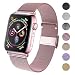 GBPOOT Compatible for Apple Watch Band 38mm 40mm 42mm 44mm, Wristband Loop Replacement Band for Iwatch Series 4,Series 3,Series 2,Series 1,Rosegold,38mm/40mm