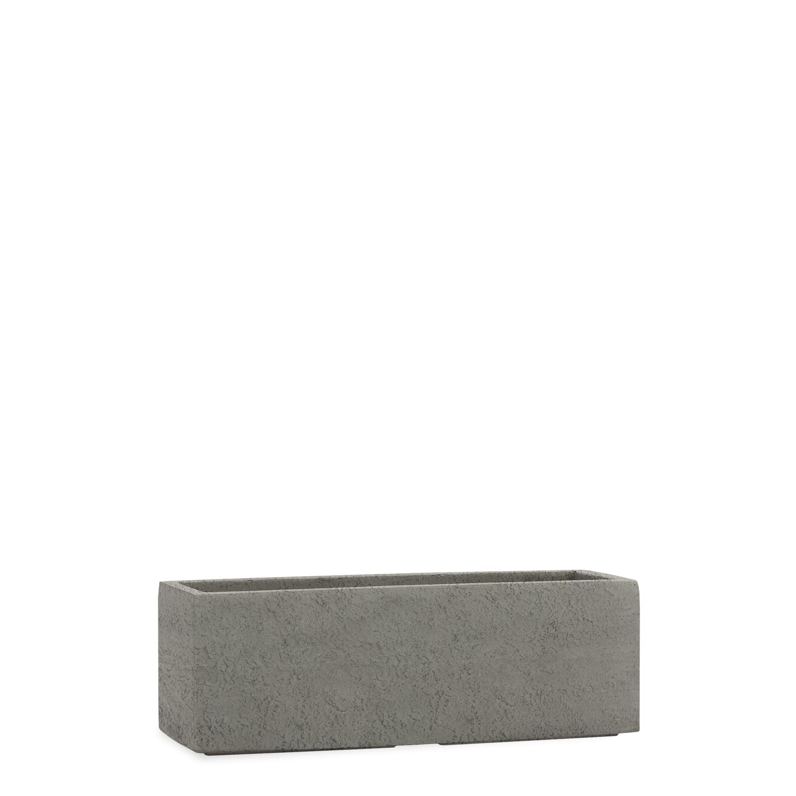 Pflanzwerk® Vaso per piante TUB Lava, grigio, 17 x 50 x 17 cm, XXL, rettangolare, grande fioriera in fibra di vetro per giardino e davanzale esterno ed interno, resistente al gelo, protezione dai